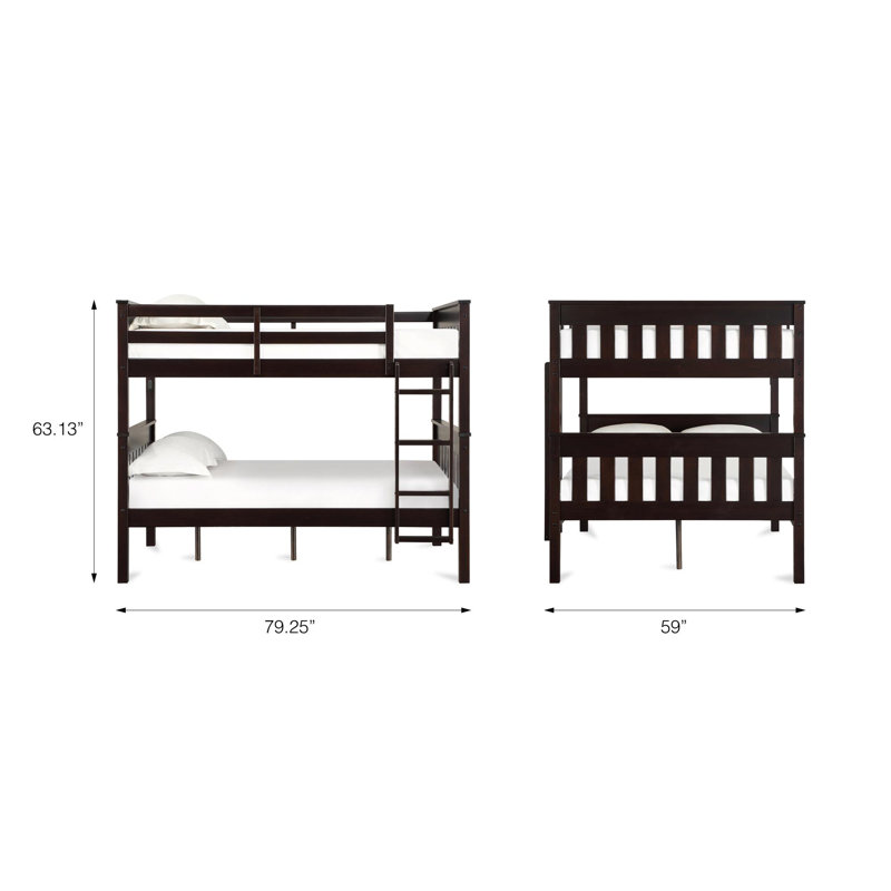 Harriet Bee AlmedaCheatham Kids Full Over Full Bunk Bed & Reviews Wayfair